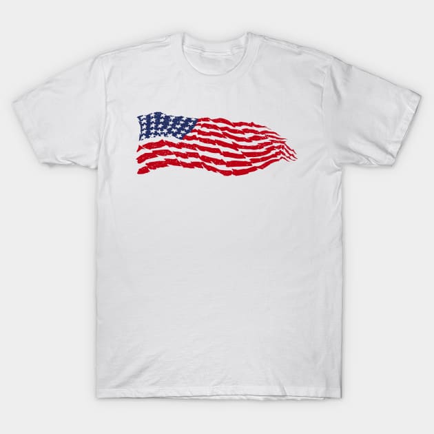 Flag of the United States T-Shirt by barmalisiRTB